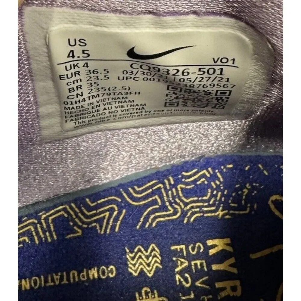 Nike Kyrie 7 Daughters Azurie Purple Women’s Size 6 / 4.5 Youth Shoes CQ9326-501